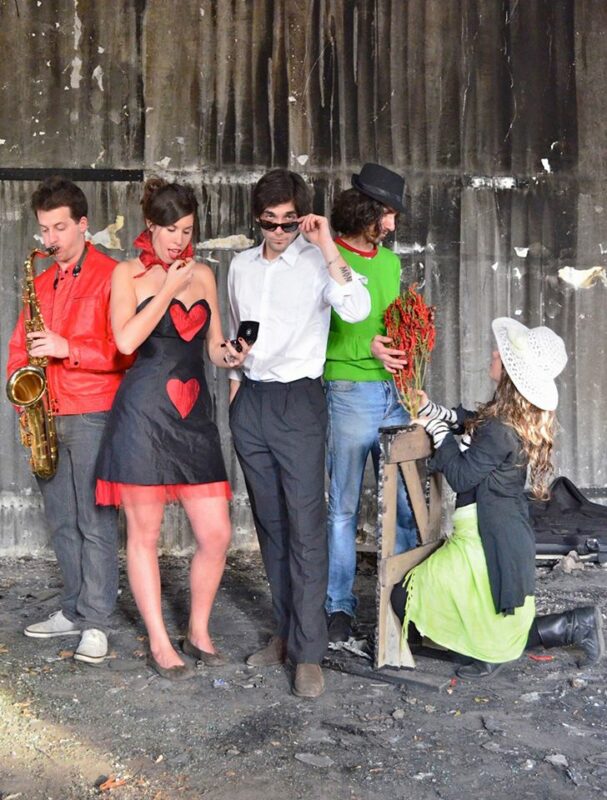 Gio Montez performing Action No. 0 'Superazione' from Manifeste Azioni, photographed by Giacomo Capogrossi – a symbolic act of transcendence and transformation